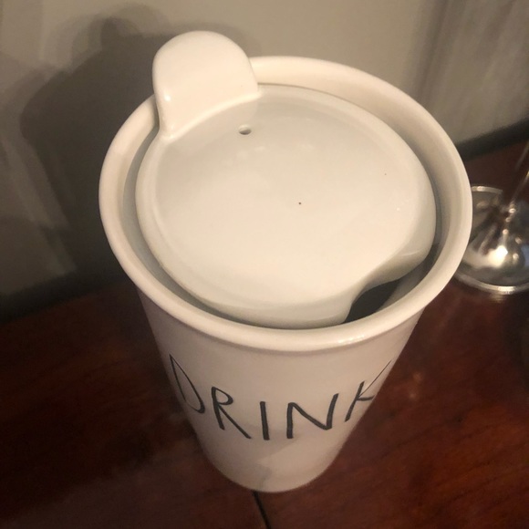 Rae Dunn Coffee “DRINK” Tumbler - Picture 2 of 5